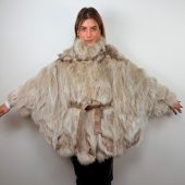 Premium Fur Cape, Real Fox Fur Wrap, Snow Top Fox Fur Cape, Fur Capelet, Luxury Fur Jacket