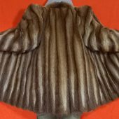 Real  fur coat jacket musquash / river-mink see detailled description